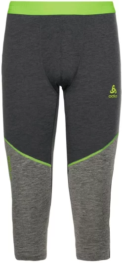 OdloRevelstoke Performance Wool Warm Three Quarter Bottoms
