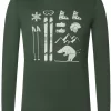 SupernaturalMen's Skiing Bear LS