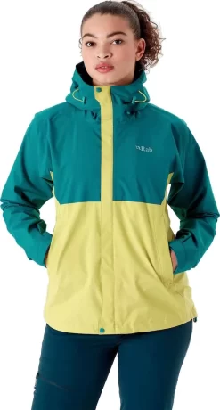 RabDownpour Eco Jacket Women -Outdoor-Bekleidung 3531a123 62ab 4f68 ad57 e0f34ac91583