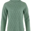 FJÄLLRÄVEN FjällrävenWomen's Övik Cable Knit Roll Neck