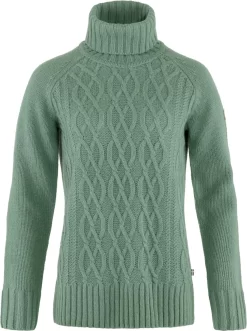 FJÄLLRÄVEN FjällrävenWomen's Övik Cable Knit Roll Neck