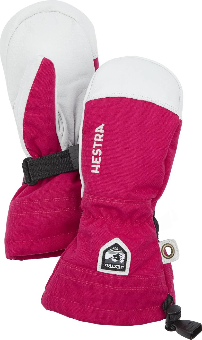 HestraArmy Leather Heli Ski Jr Mitts 1 HestraArmy Leather Heli Ski Jr Mitts