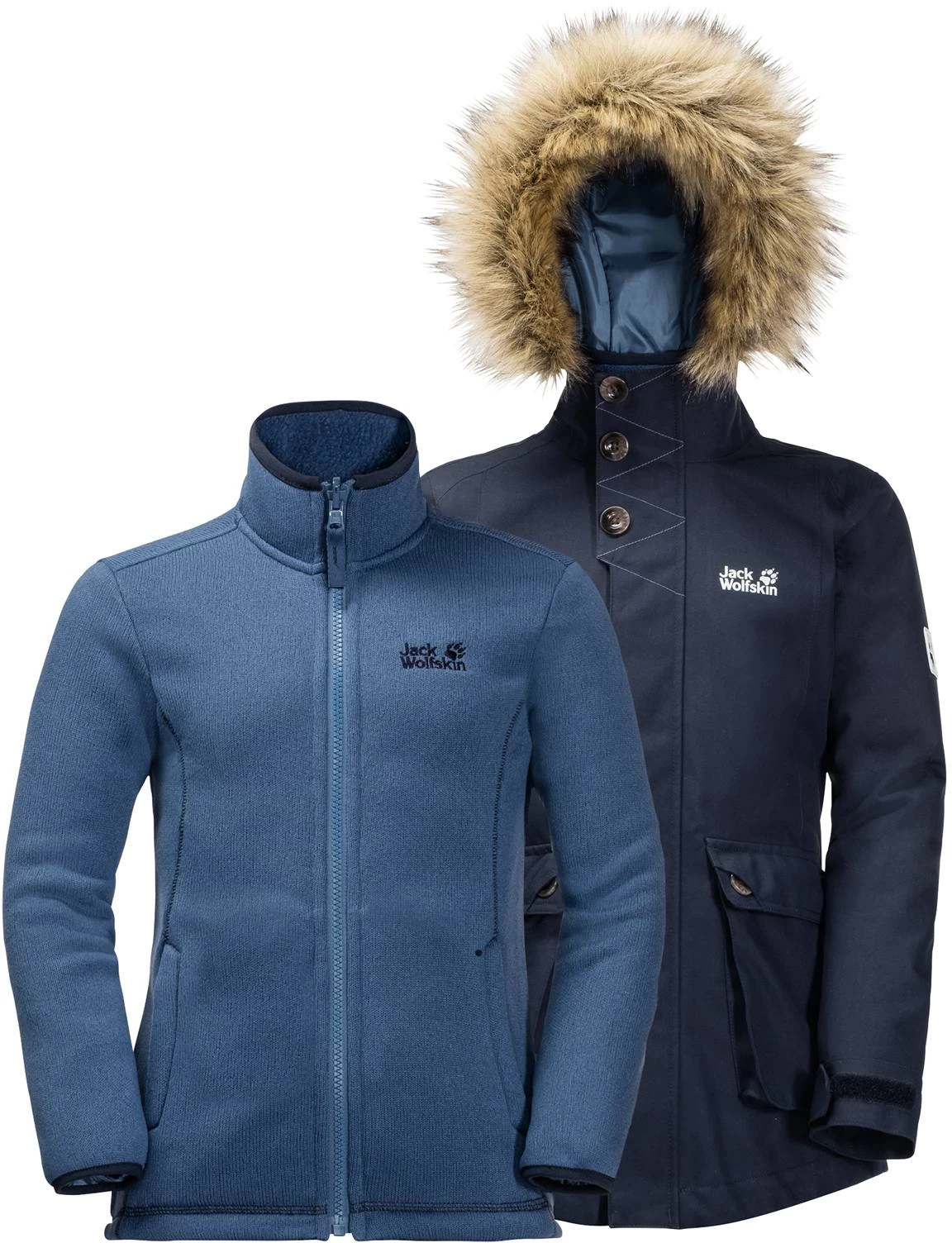 Jack WolfskinGirls Elk Island 3in1 Parka 1 Jack WolfskinGirls Elk Island 3in1 Parka